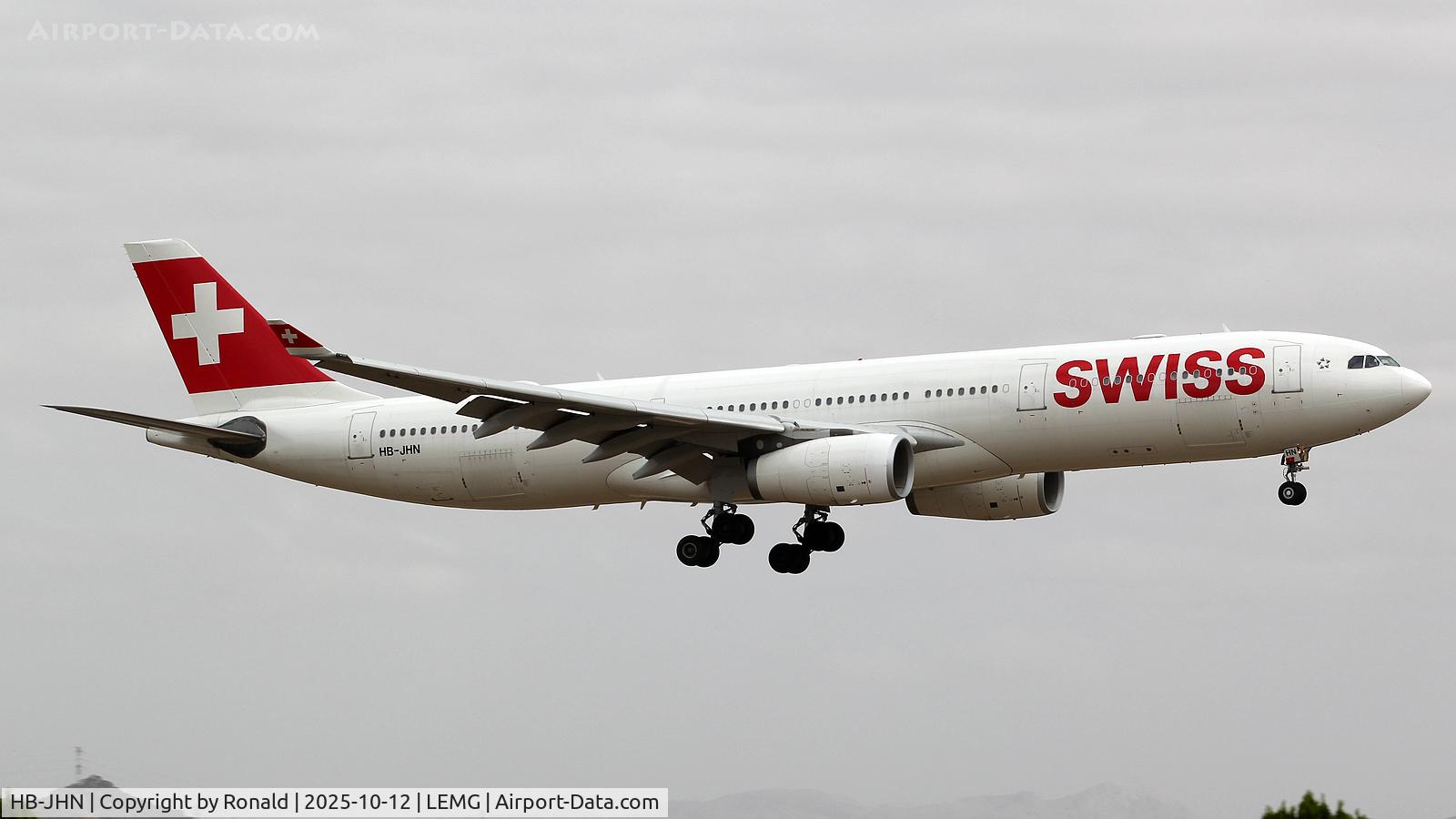 HB-JHN, 2013 Airbus A330-343X C/N 1403, at agp