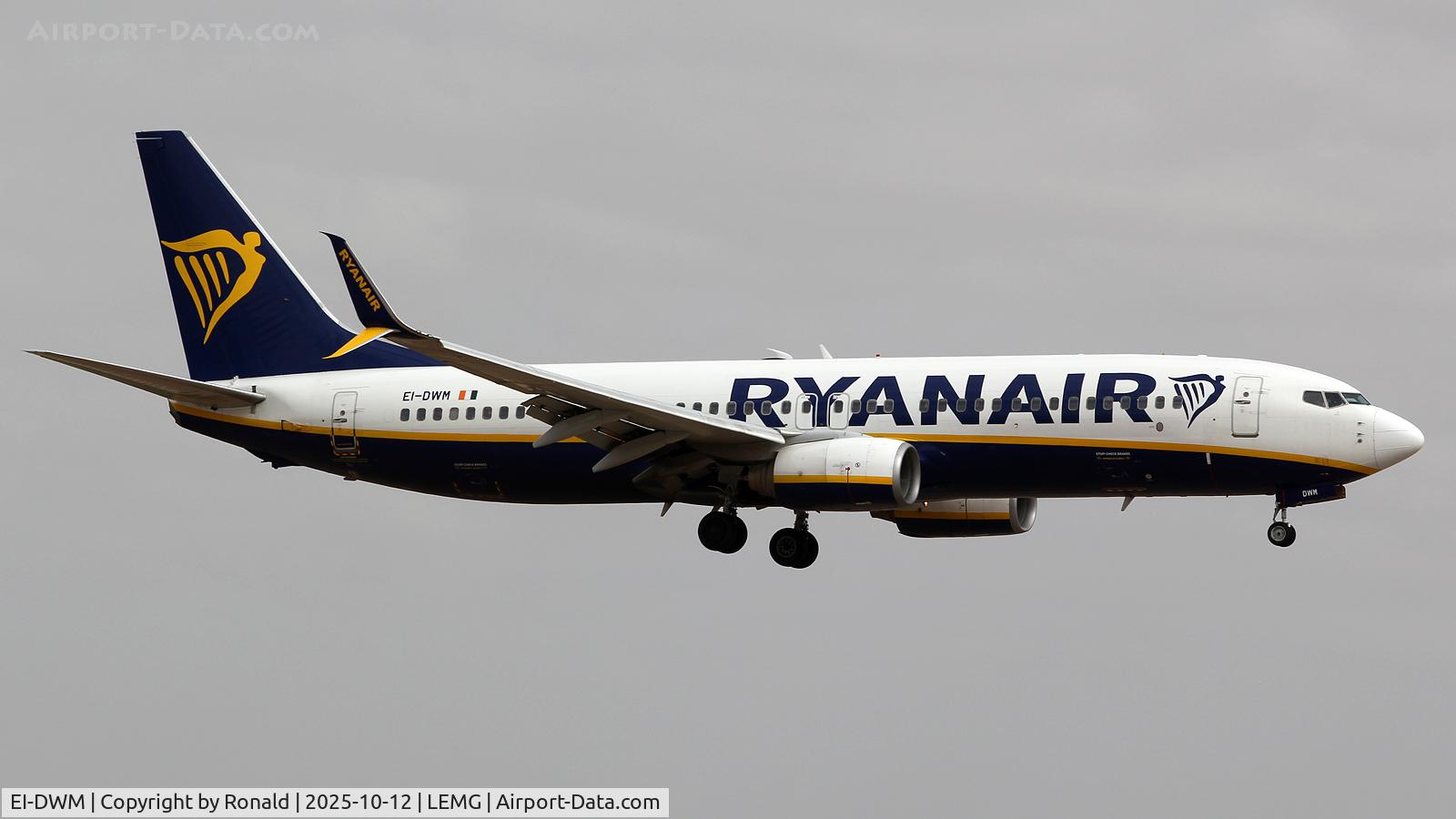 EI-DWM, 2007 Boeing 737-8AS C/N 36080, at agp
