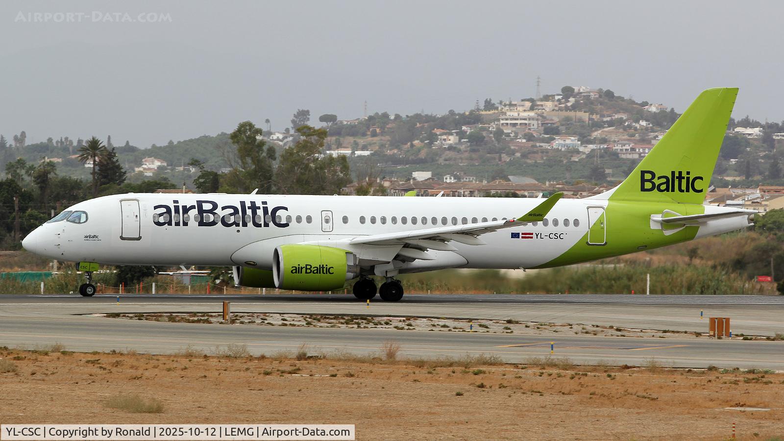 YL-CSC, 2017 Bombardier CSeries CS300 (BD-500-1A11) C/N 55005, at agp