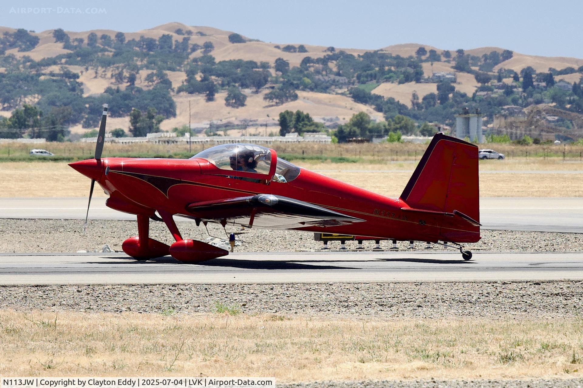 N113JW, 2004 Vans RV-6 C/N RV623839, Livermore airport 4th of July 2025