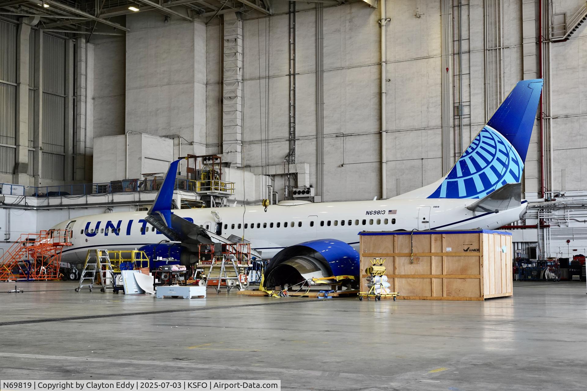 N69819, 2014 Boeing 737-924/ER C/N 43533, SFO 2025