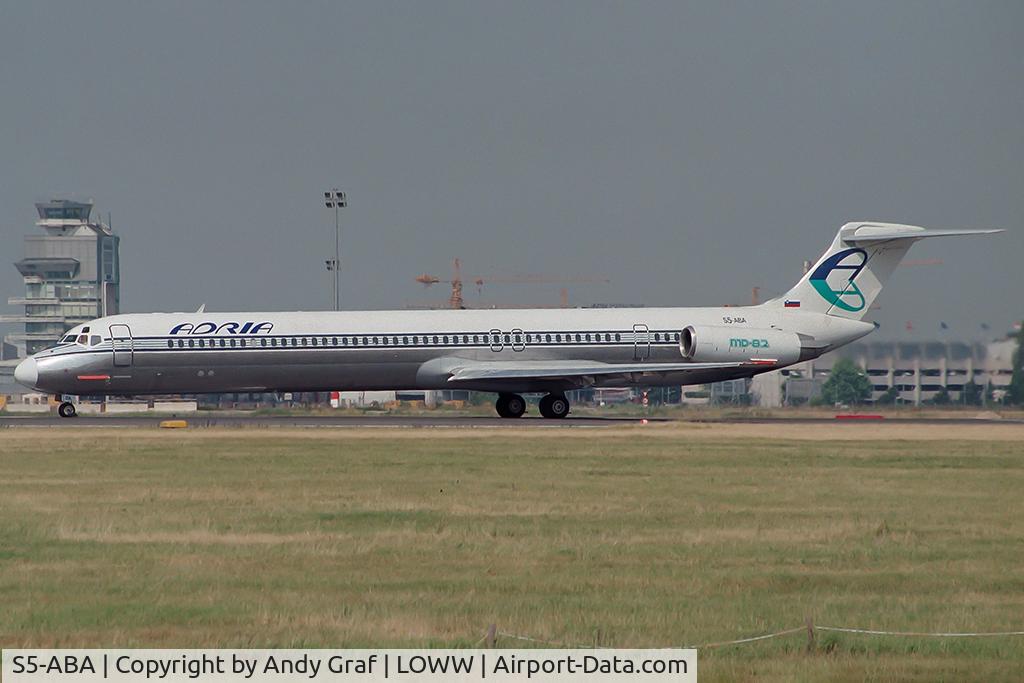 S5-ABA, 1981 McDonnell Douglas MD-82 (DC-9-82) C/N 48048, Adria Airways MD80
