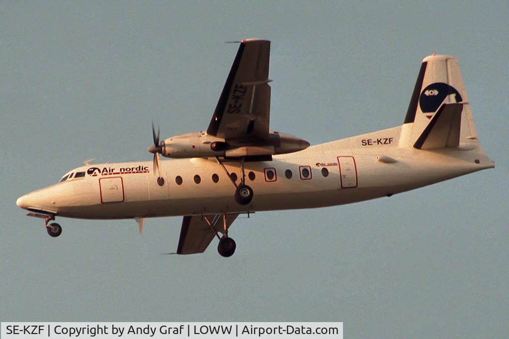 SE-KZF, 1965 Fokker F.27-100 Friendship C/N 10266, Air Nordic F27