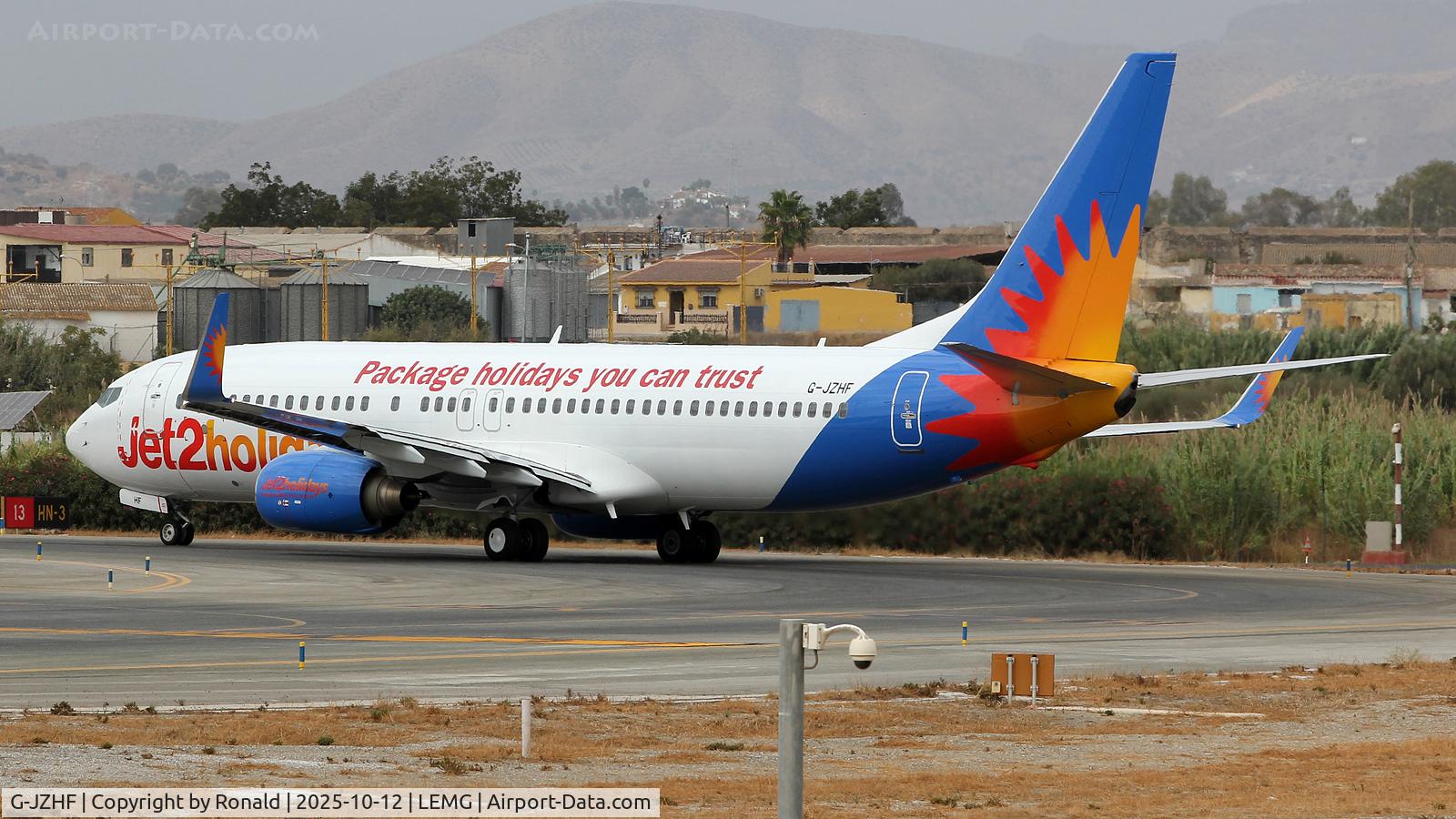 G-JZHF, 1999 Boeing 737-8K2 C/N 28378, at agp