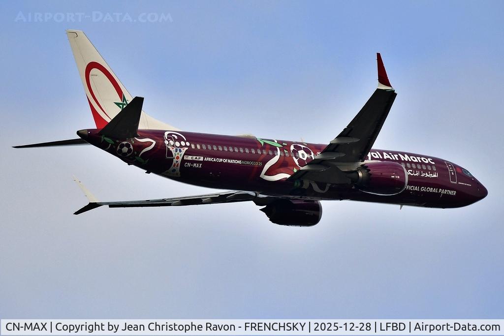 CN-MAX, 2018 Boeing 737-8 MAX C/N 60008, Bordeaux (BOD)	Casablanca (CMN)	AT793