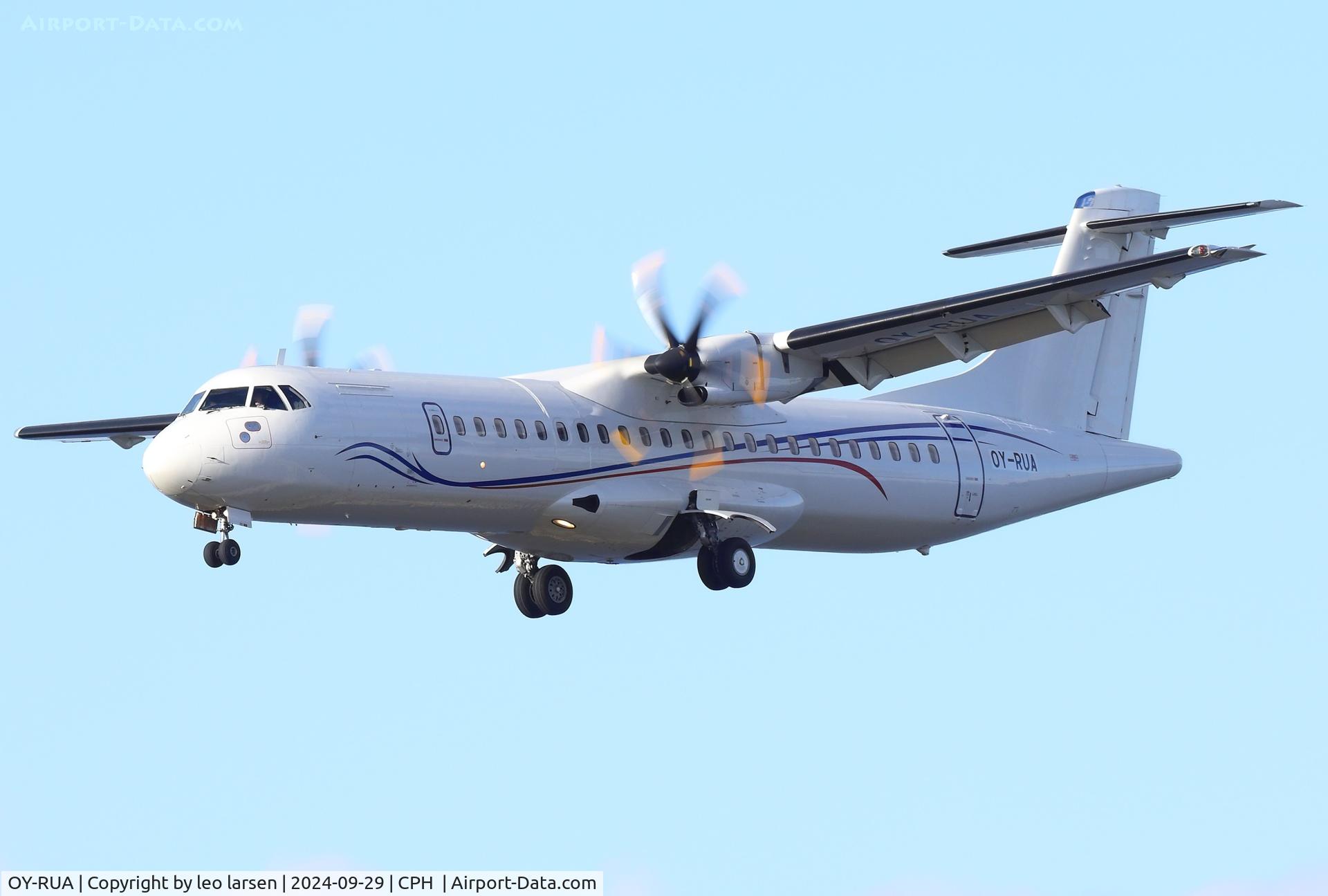 OY-RUA, 2008 ATR ATR 72-500 (72-212A) C/N 822, Copenhagen 29.9.2024