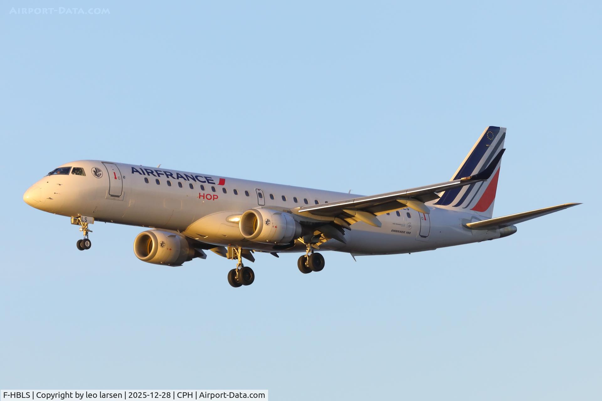 F-HBLS, 2009 Embraer 190LR (ERJ-190-100LR) C/N 19000326, Copenhagen 28.12.2025