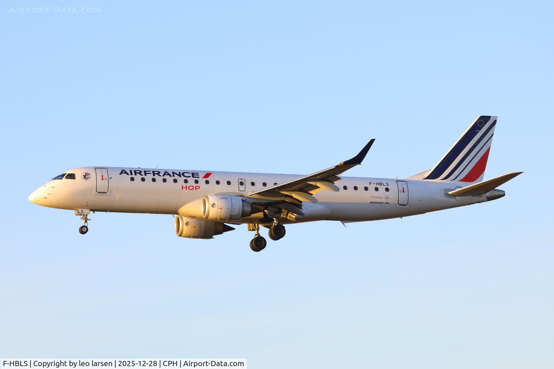 F-HBLS, 2009 Embraer 190LR (ERJ-190-100LR) C/N 19000326, Copenhagen 28.12.2025