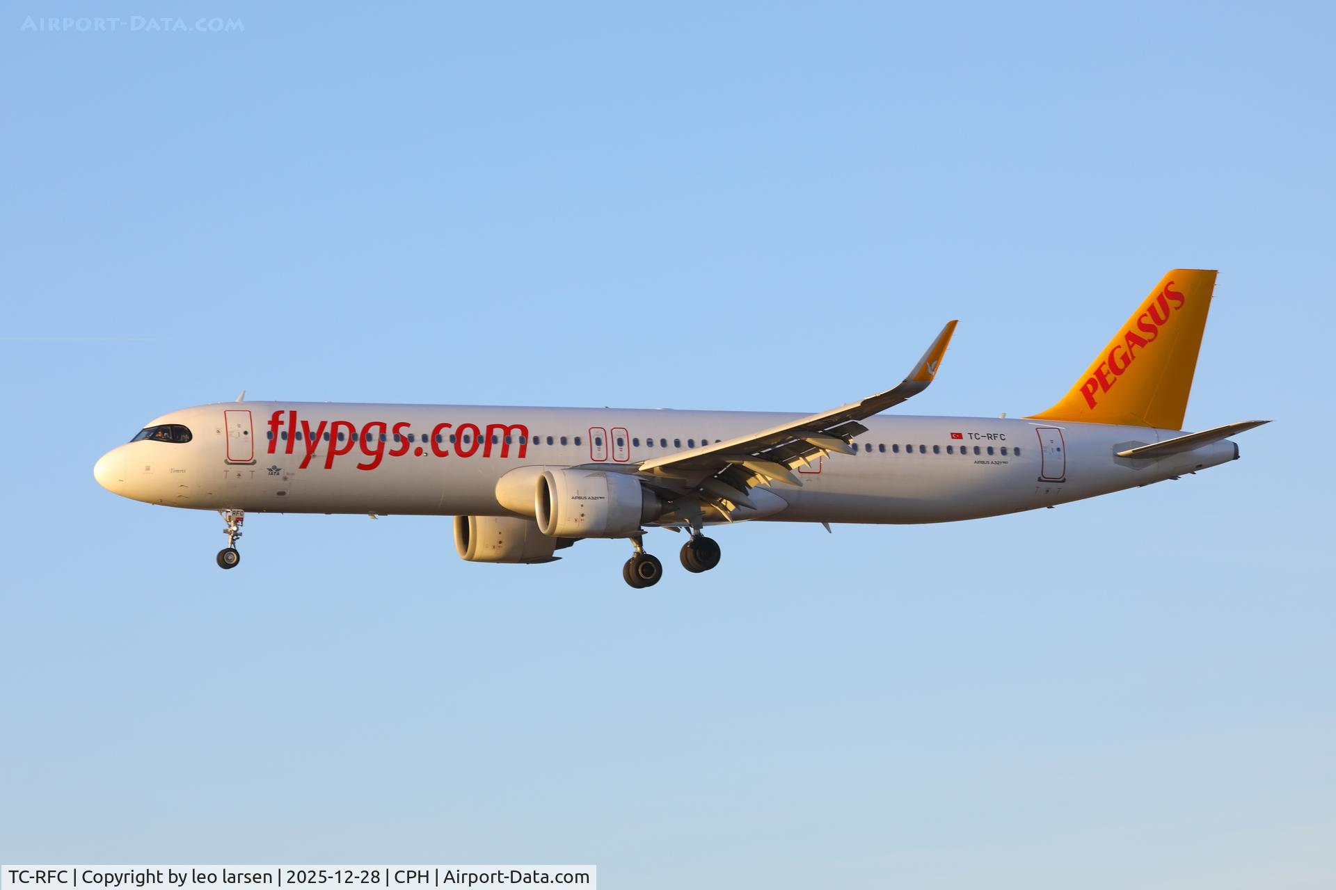TC-RFC, 2024 Airbus A321-251NX C/N 11980, Copenhagen 28.12.2025
