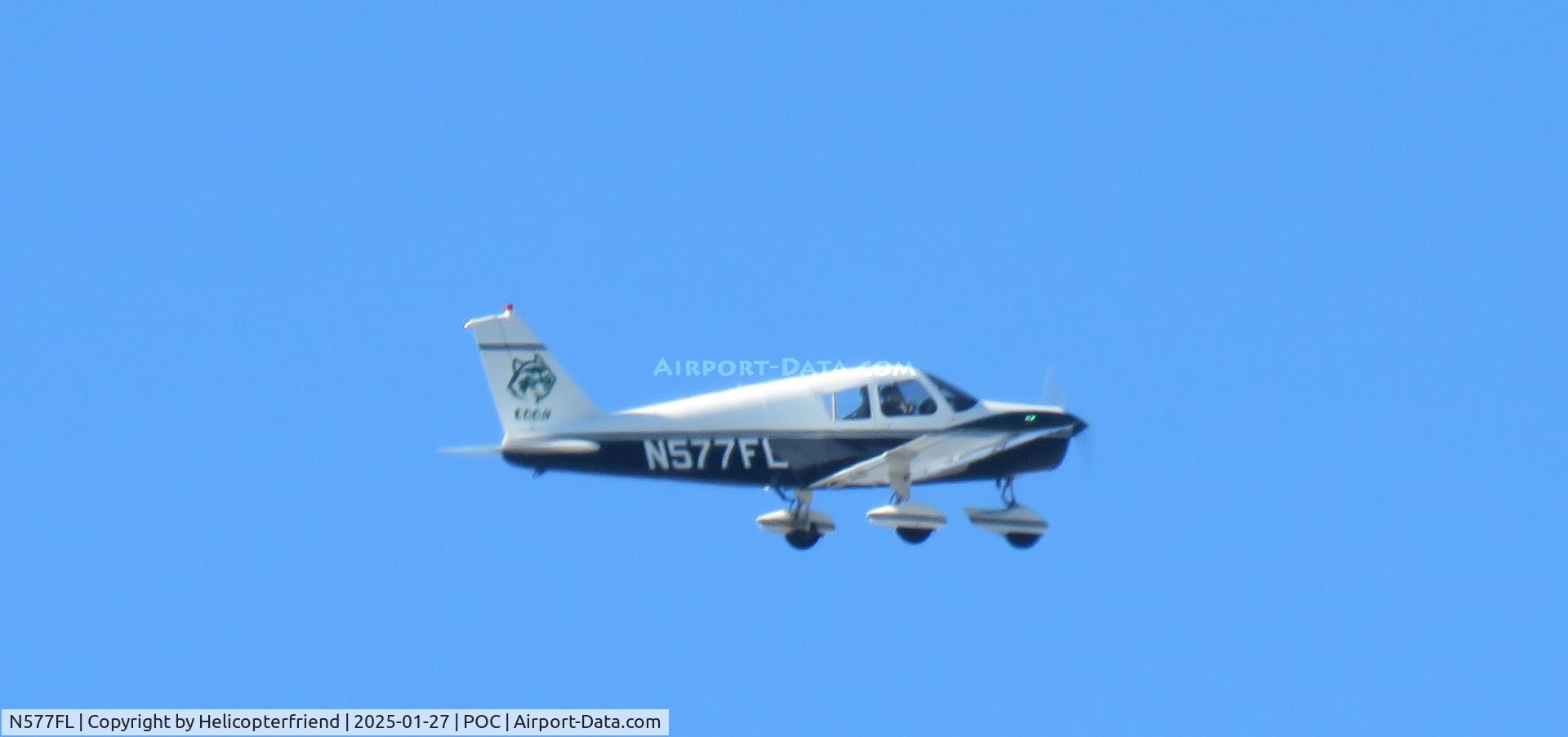 N577FL, 1971 Piper PA-28-140 C/N 28-7125428, Eastbound above IS 210