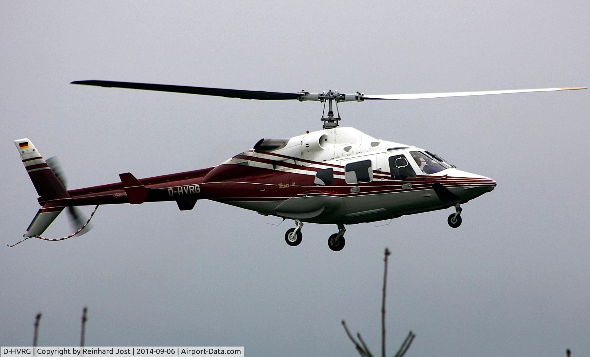 D-HVRG, 1995 Bell 230 C/N 23033, Bell 230 coming in to land at the HeliDays Austria, Franzl im Holz near Gmunden