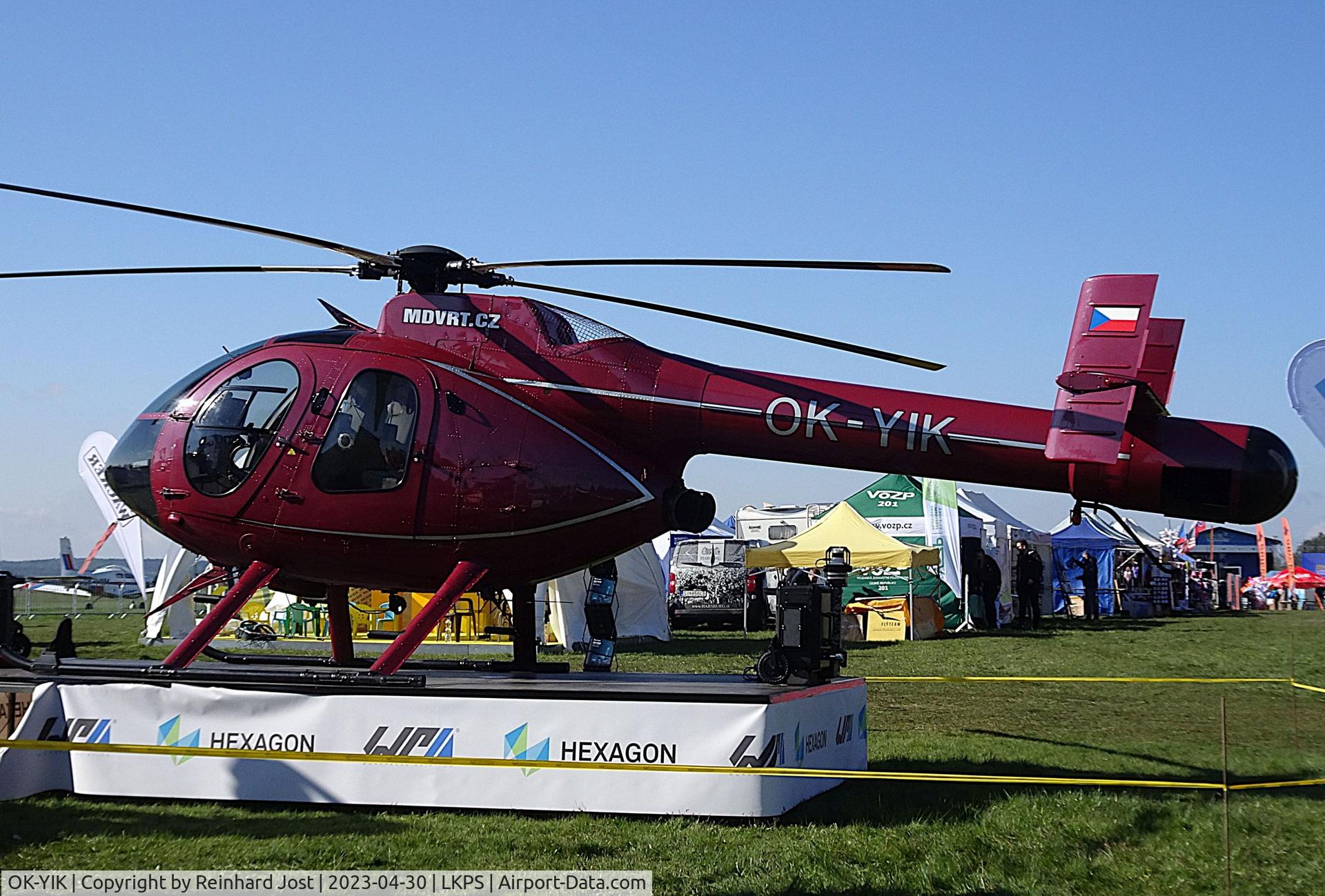 OK-YIK, McDonnell Douglas MD-520N C/N LN103, On display at the Plasy Airshow, Czech Republic