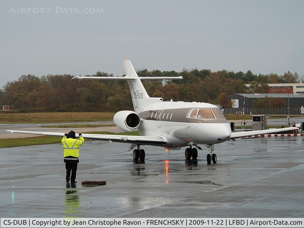 CS-DUB, 2008 Raytheon Hawker 750 C/N HB-0005, NetJets Europe