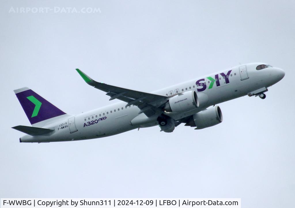 F-WWBG, 2024 Airbus A320-251N C/N 12319, C/n 12319 - To be CC-DBN