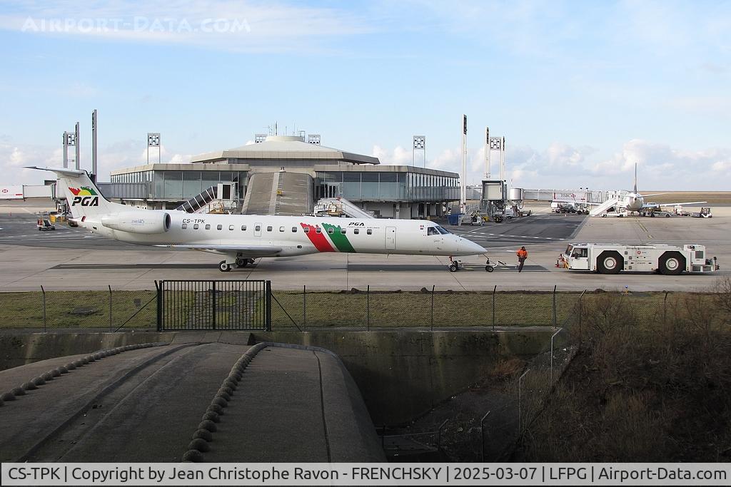 CS-TPK, 1998 Embraer EMB-145EP (ERJ-145EP) C/N 145041, PGA - Portugalia Airlines at CDTG terminal T1