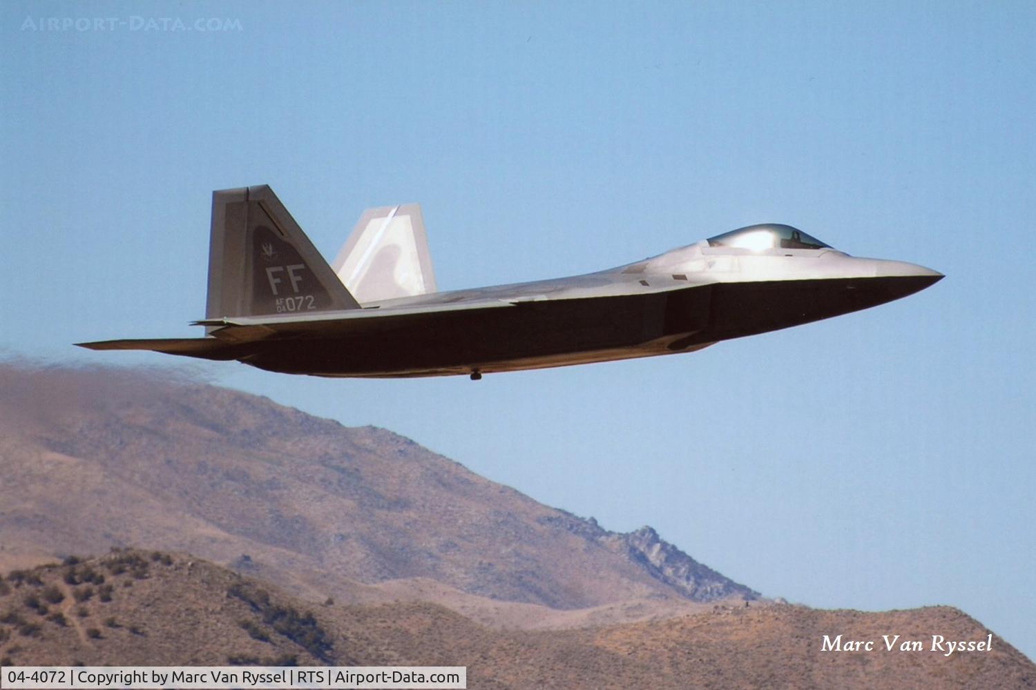 04-4072, 2004 Lockheed Martin F-22A Raptor C/N 4072, At the 2008 Reno Air Races.