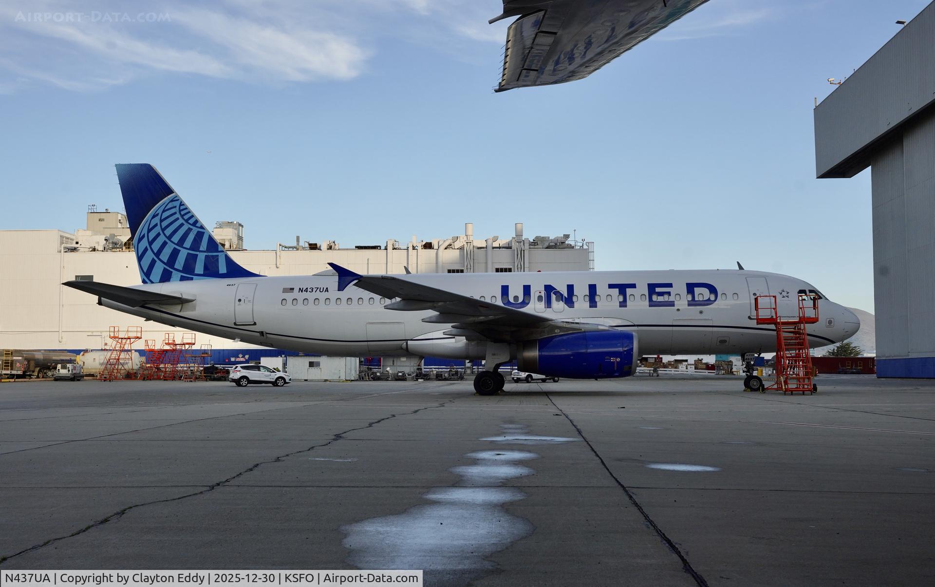 N437UA, 1997 Airbus A320-232 C/N 655, SFO 2025