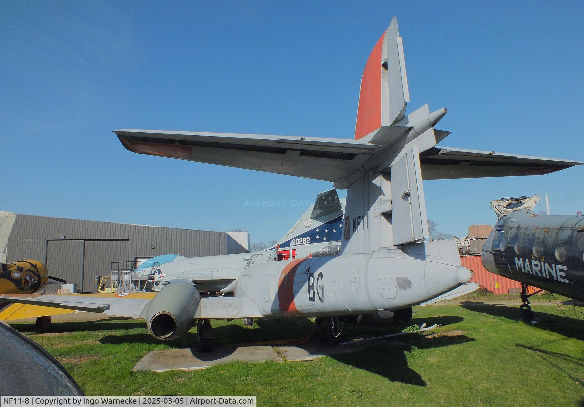 NF11-8, Gloster Meteor C/N 8, Gloster Meteor NF11 at the Ailes Anciennes Toulouse Museum, Blagnac