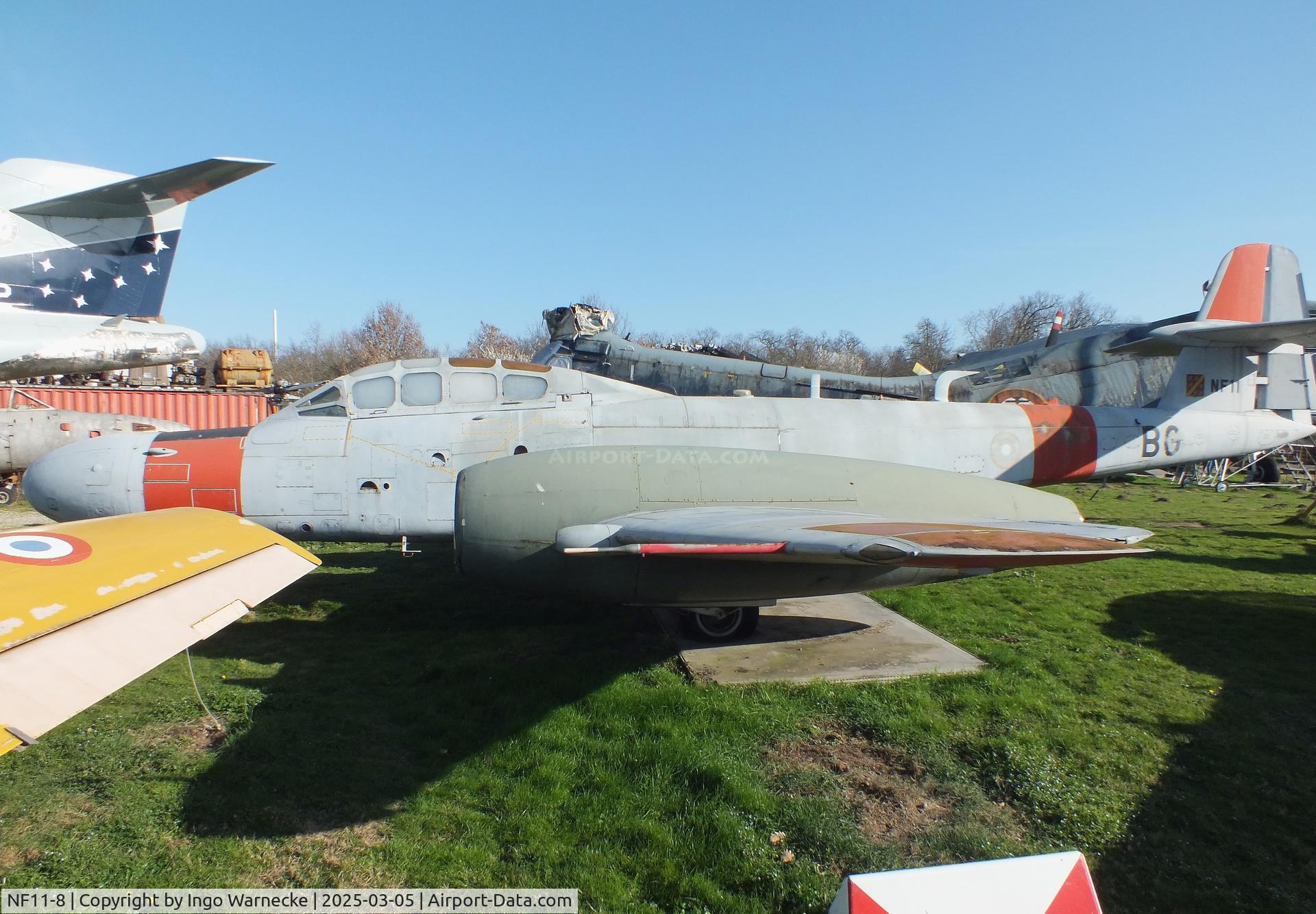 NF11-8, Gloster Meteor C/N 8, Gloster Meteor NF11 at the Ailes Anciennes Toulouse Museum, Blagnac