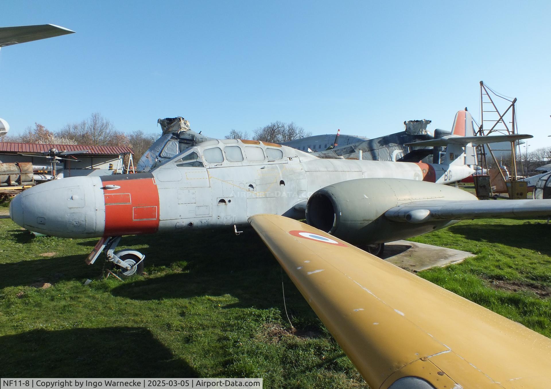 NF11-8, Gloster Meteor C/N 8, Gloster Meteor NF11 at the Ailes Anciennes Toulouse Museum, Blagnac