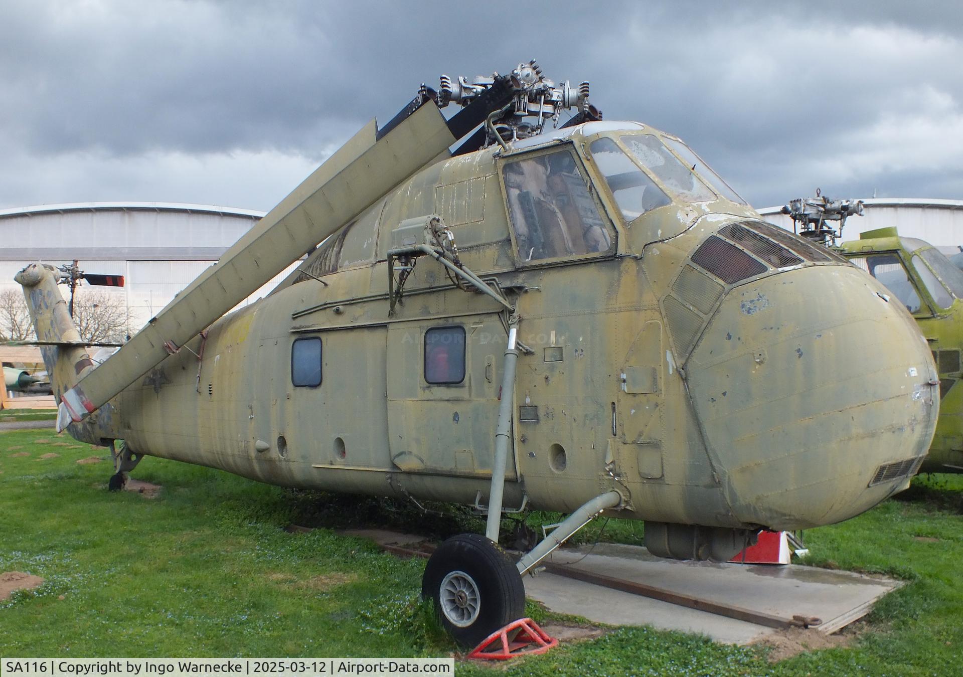 SA116, Sikorsky H-34A Choctaw C/N SA116, Sikorsky H-34A Choctaw at the Ailes Anciennes Toulouse Museum, Blagnac