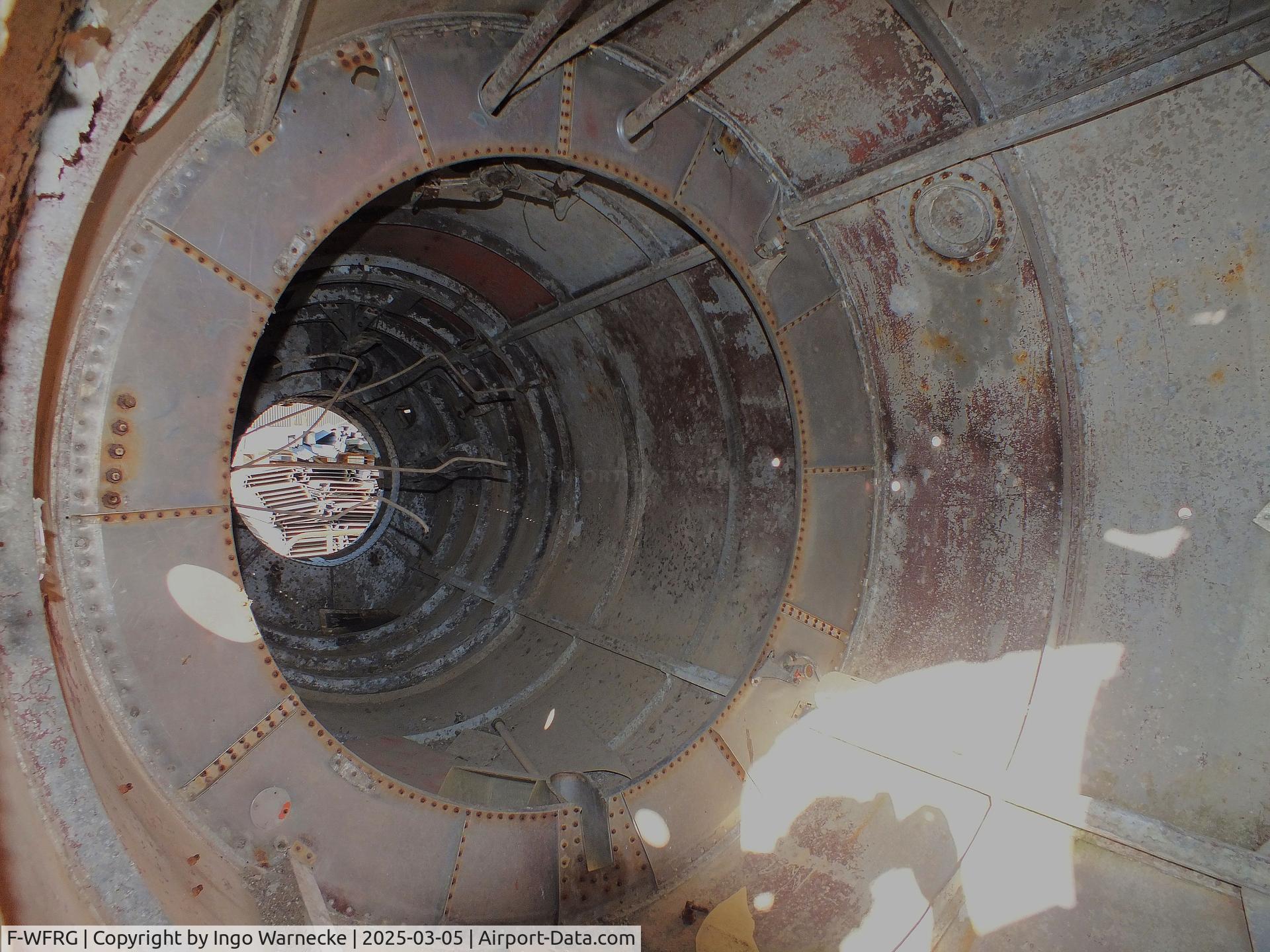 F-WFRG, SNCASO SO.6025 Espadon C/N 01, SNCASO SO.6025 Espadon (remains of the fuselage) awaiting restoration at the Ailes Anciennes Toulouse Museum, Blagnac