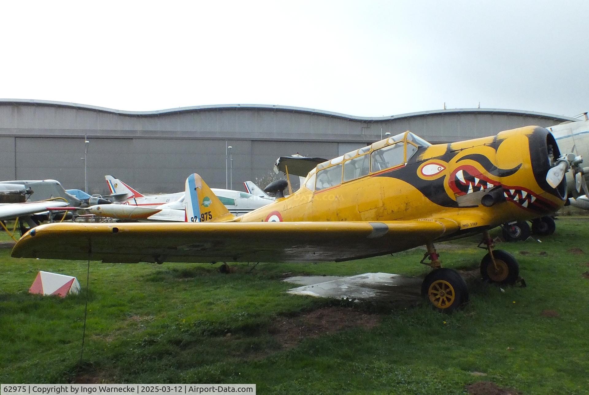 62975, 1950 North American T-6G Texan C/N 168-79, North American T-6G Texan at the Ailes Anciennes Toulouse Museum, Blagnac
