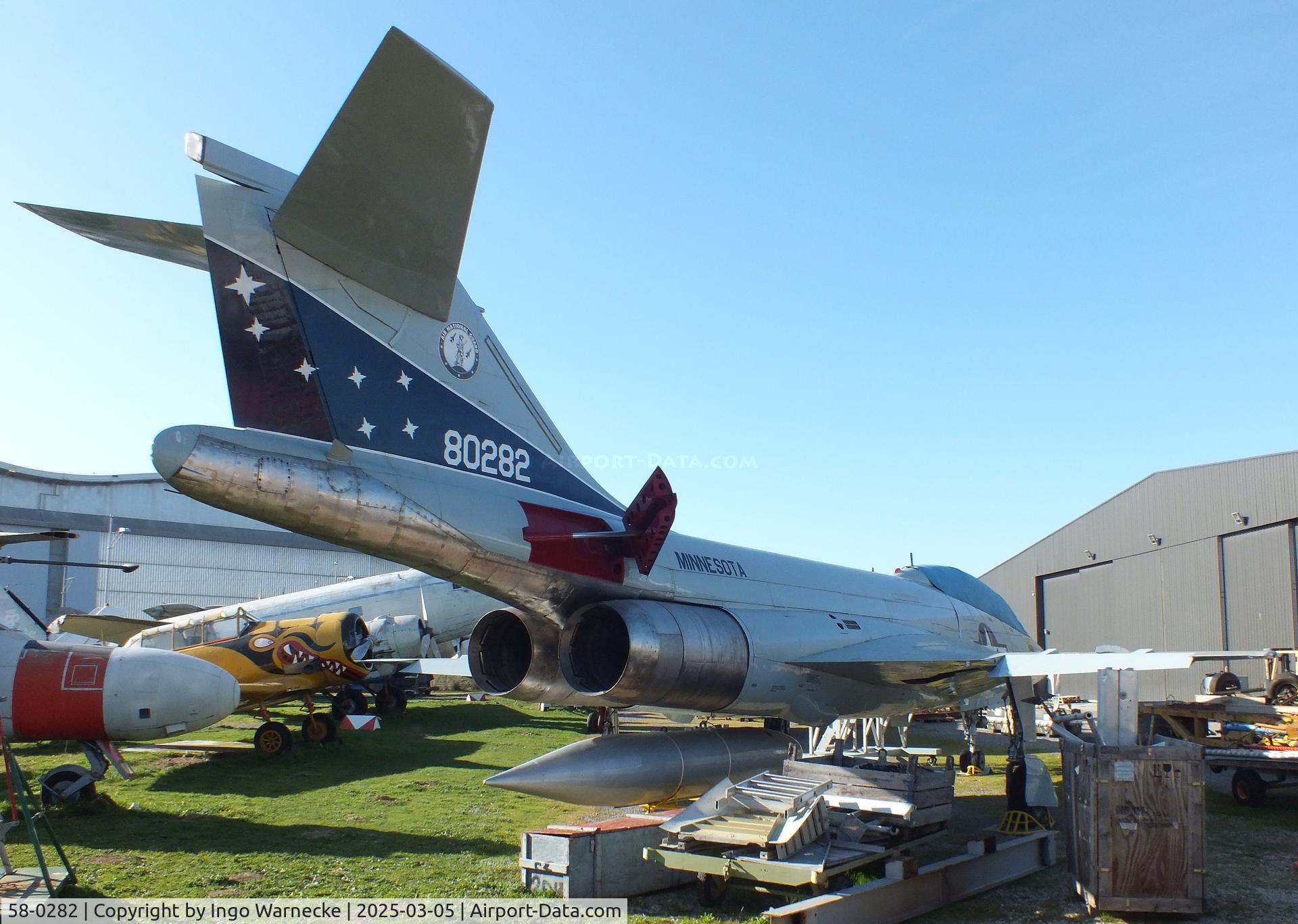 58-0282, 1958 McDonnell F-101B-105-MC Voodoo C/N 654, McDonnell F-101B Voodoo at the Ailes Anciennes Toulouse Museum, Blagnac