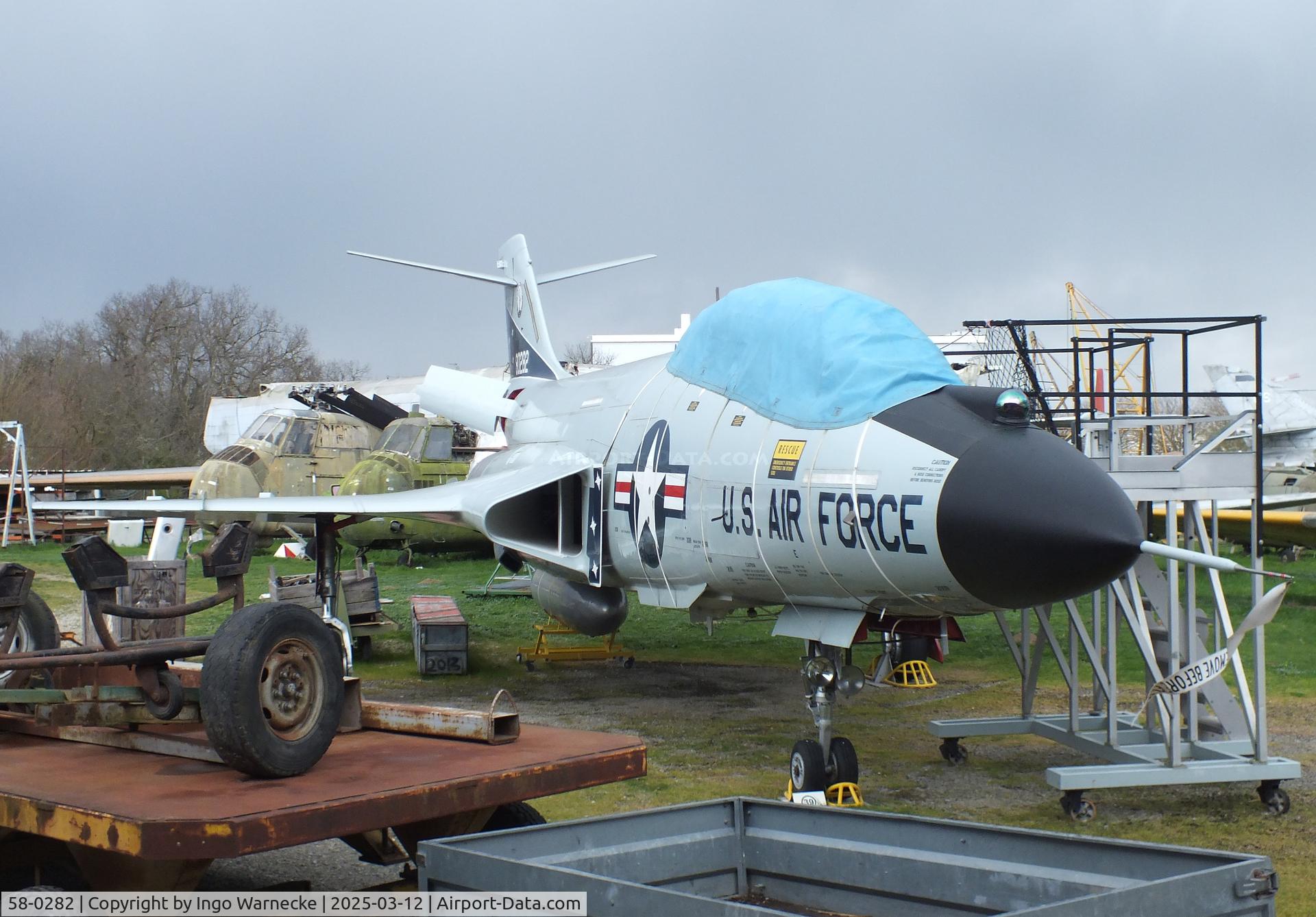 58-0282, 1958 McDonnell F-101B-105-MC Voodoo C/N 654, McDonnell F-101B Voodoo at the Ailes Anciennes Toulouse Museum, Blagnac