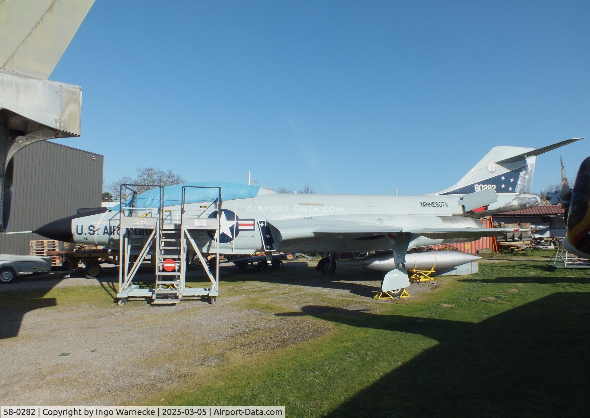 58-0282, 1958 McDonnell F-101B-105-MC Voodoo C/N 654, McDonnell F-101B Voodoo at the Ailes Anciennes Toulouse Museum, Blagnac