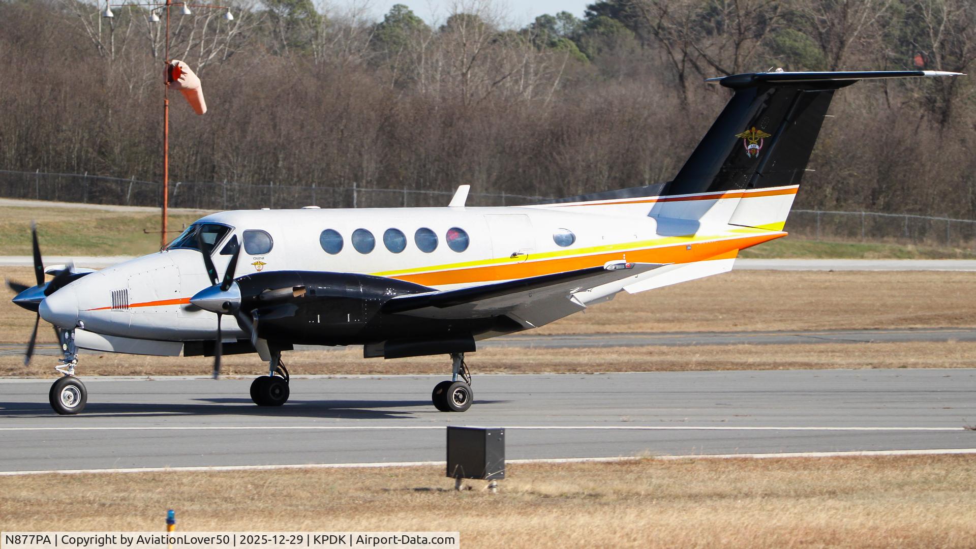 N877PA, Beech B200 King Air C/N BB-1844, Pafford Air Med King Air 200