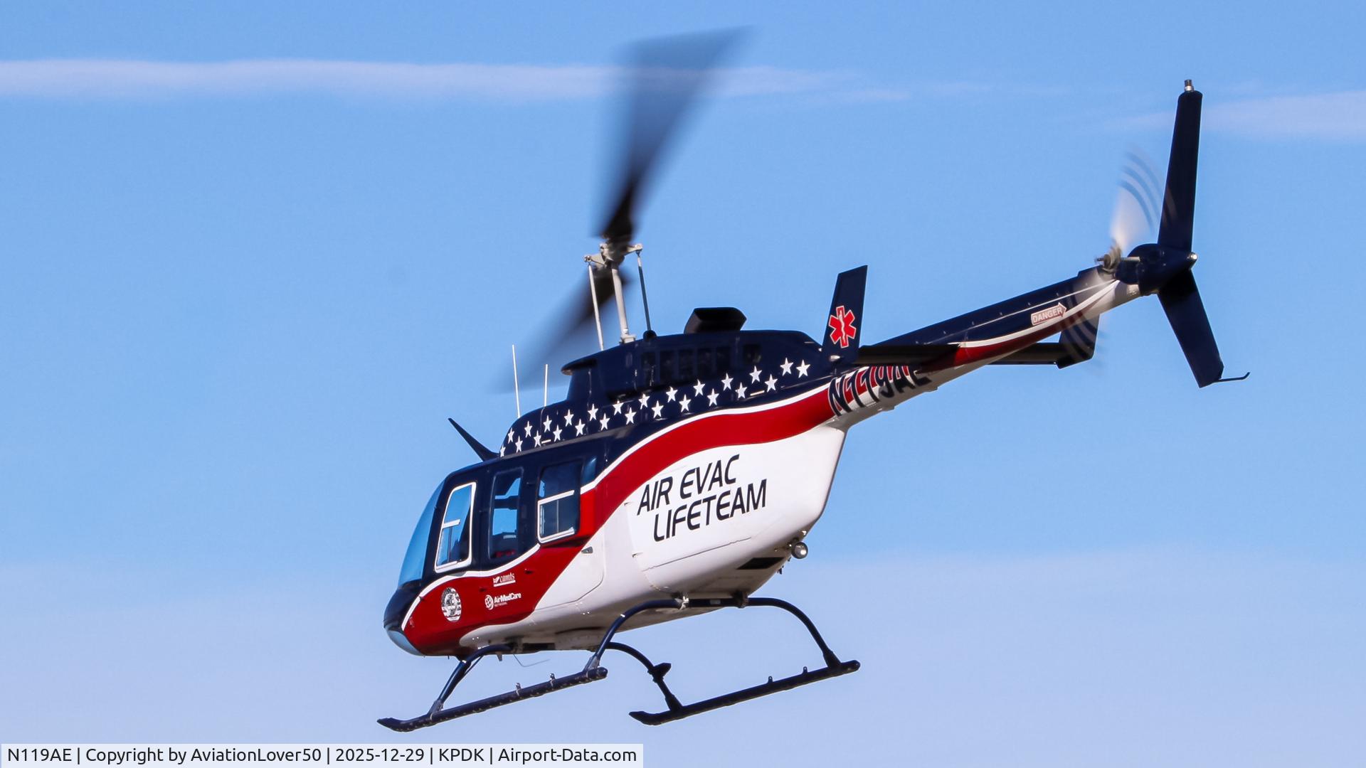 N119AE, 1981 Bell 206L-3 LongRanger III C/N 51201, Air Evac Lifeteam LongRanger III
