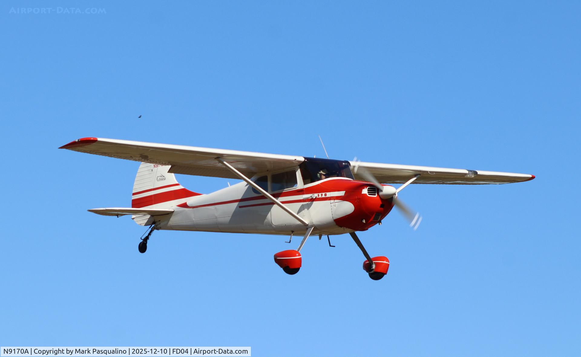 N9170A, 1950 Cessna 170A C/N 19361, Cessna 170A