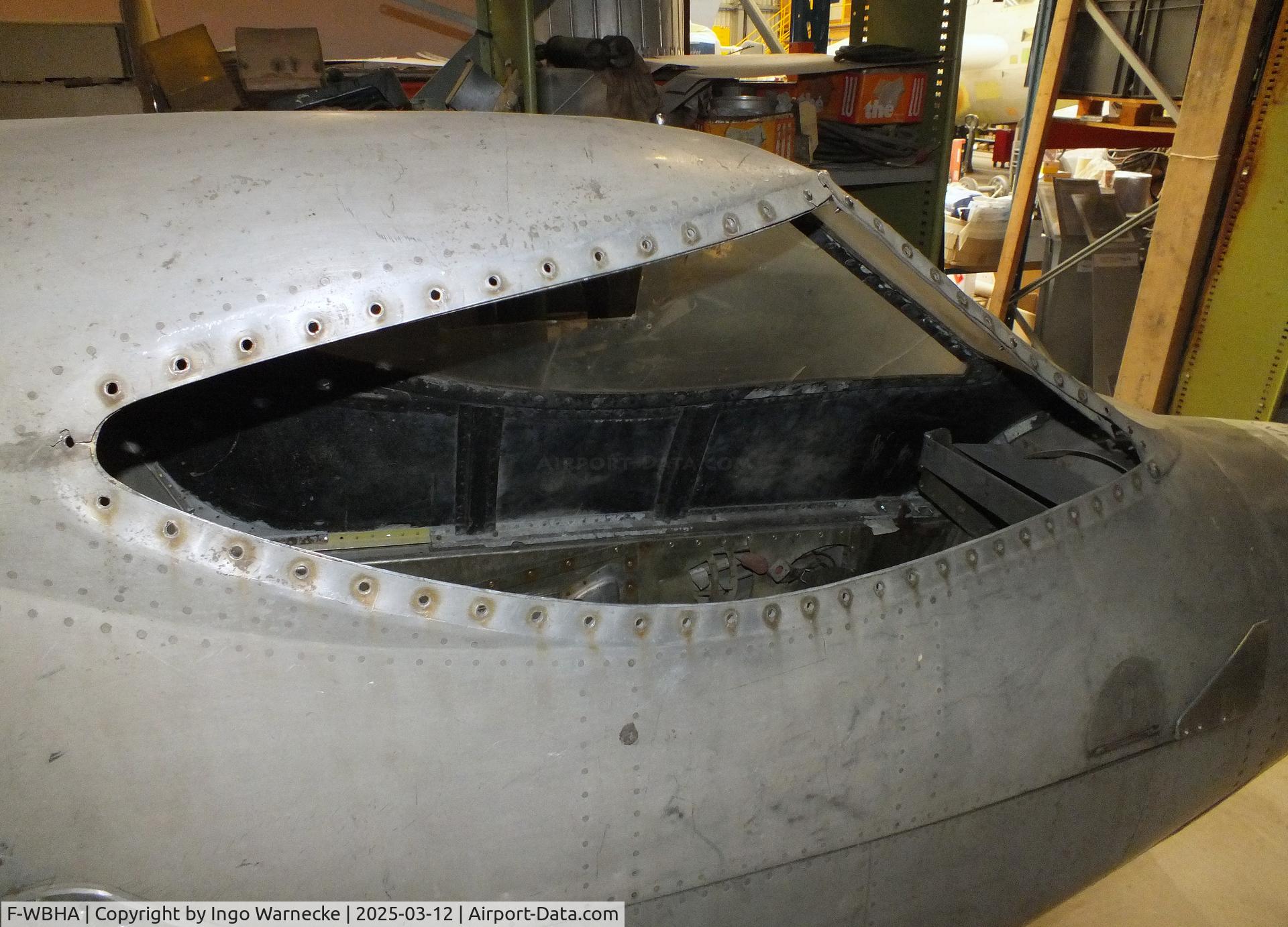 F-WBHA, ONERA Deltaviex C/N 01, ONERA Deltaviex (port wing dismounted) being restored at the Ailes Anciennes Toulouse Museum, Blagnac