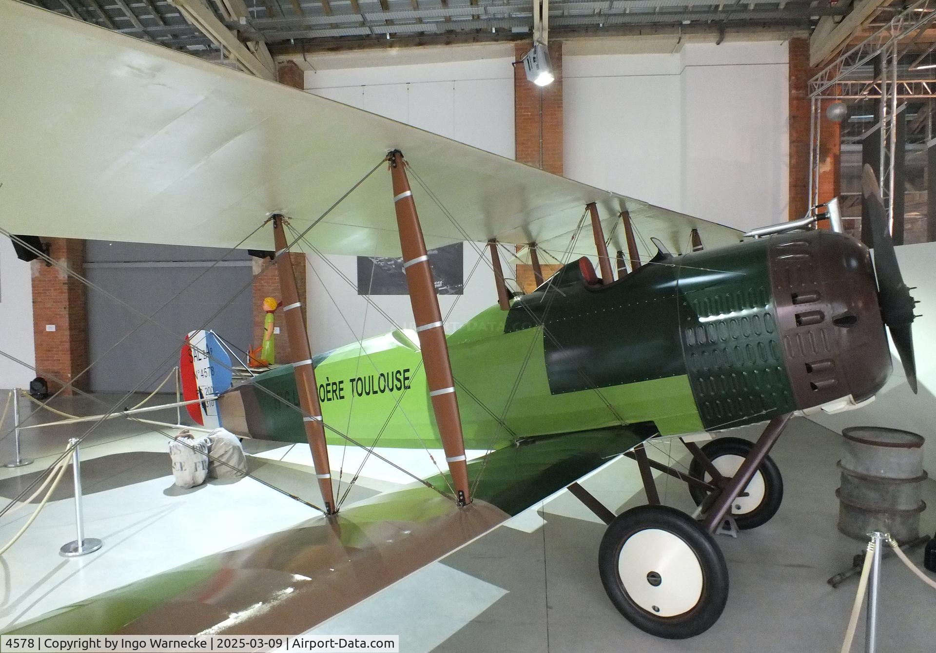 4578, 2019 Ailes Anciennes Salmson 2 A.2 replica C/N 01, Salmson (Ailes Anciennes) 2 A.2 replica at the l'Envol des Pionniers Museum at the former Toulouse Montaudran airport