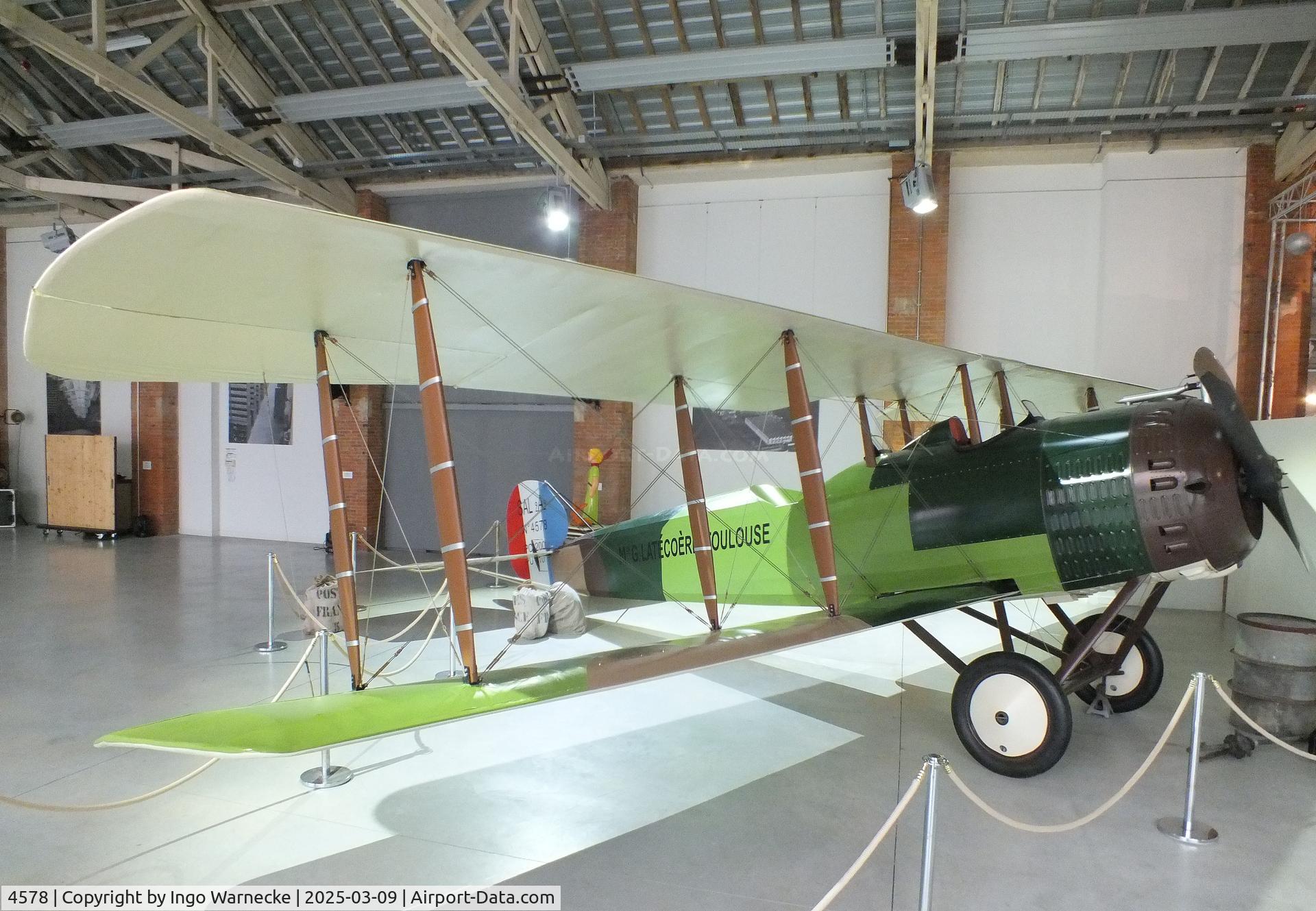 4578, 2019 Ailes Anciennes Salmson 2 A.2 replica C/N 01, Salmson (Ailes Anciennes) 2 A.2 replica at the l'Envol des Pionniers Museum at the former Toulouse Montaudran airport