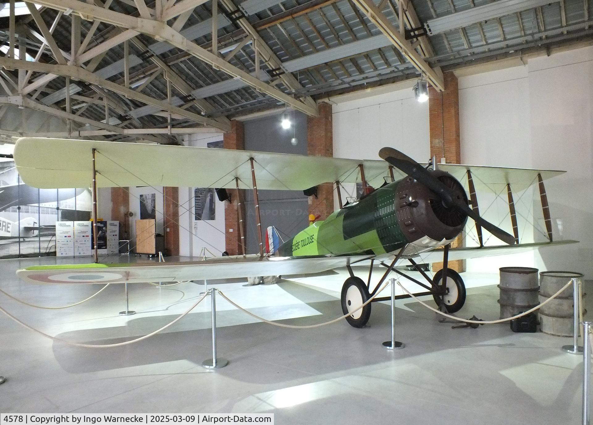 4578, 2019 Ailes Anciennes Salmson 2 A.2 replica C/N 01, Salmson (Ailes Anciennes) 2 A.2 replica at the l'Envol des Pionniers Museum at the former Toulouse Montaudran airport