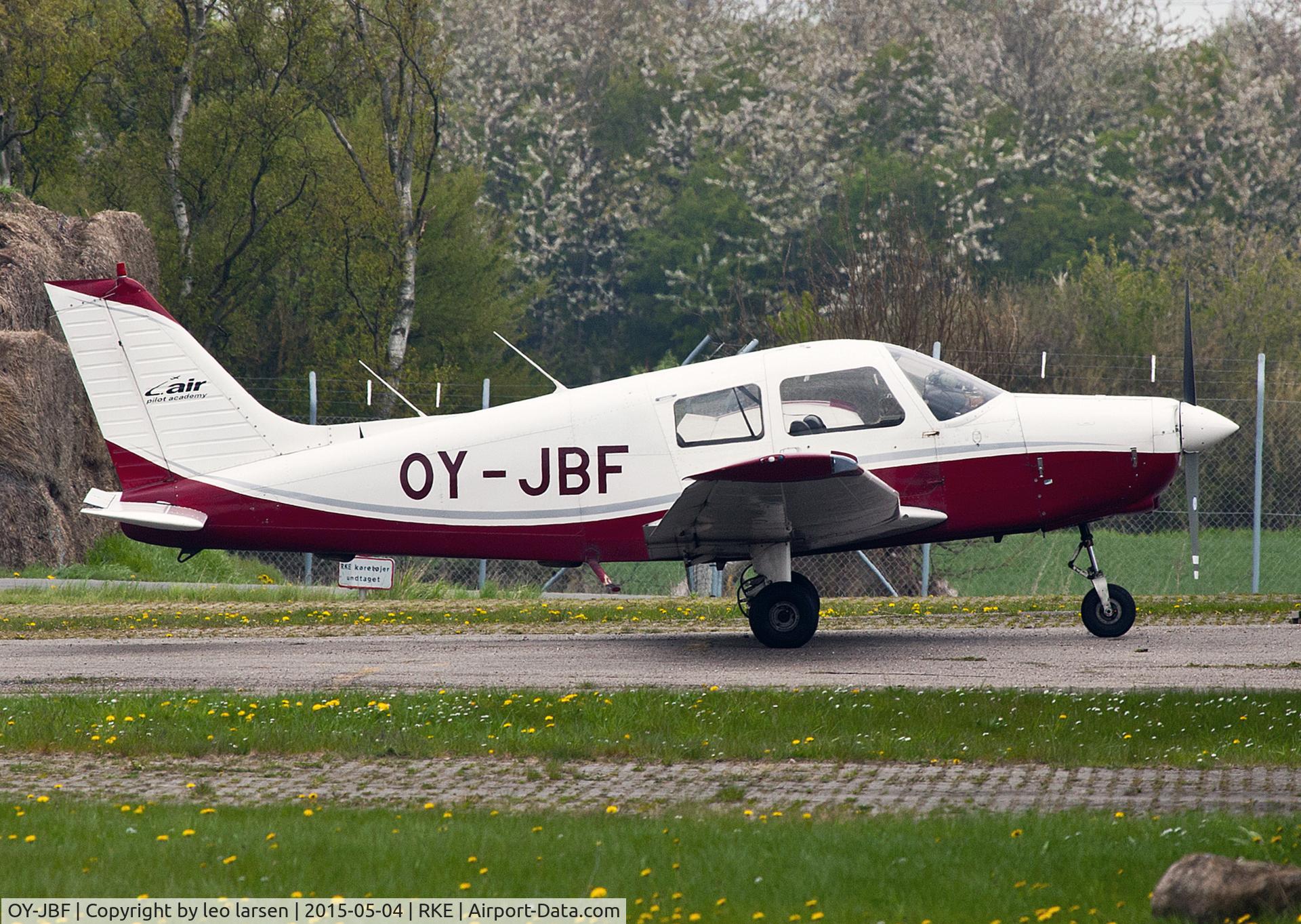 OY-JBF, 1990 Piper PA-28-161 Cadet C/N 2841319, Roskilde 4.5.2025