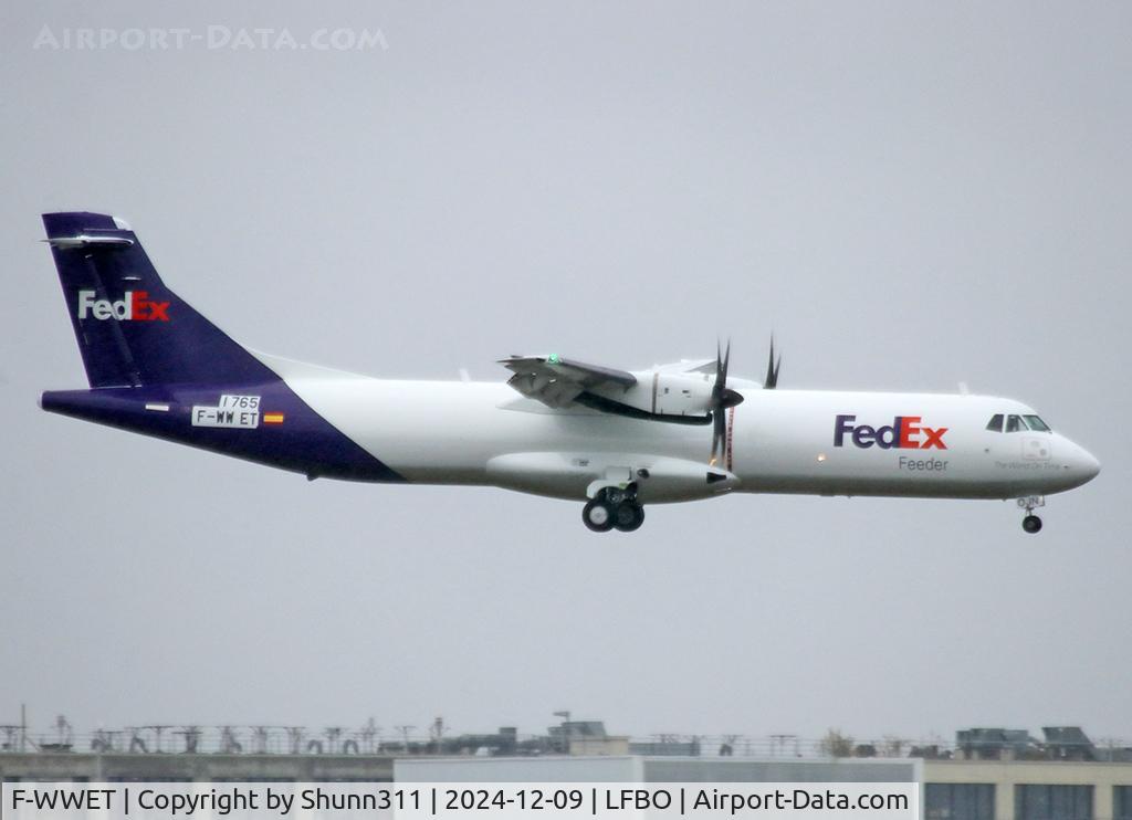 F-WWET, 2024 ATR 72-600F C/N 1765, C/n 1765 - To be EC-OJN