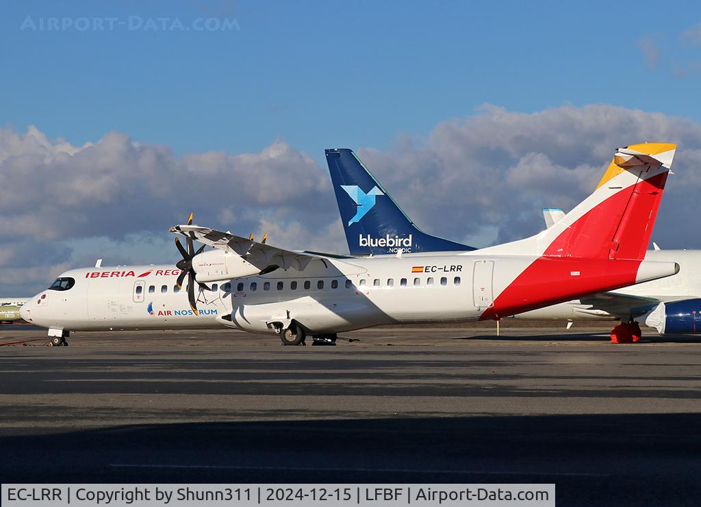 EC-LRR, 2012 ATR 72-600 C/N 1023, Parked in new Iberia c/s