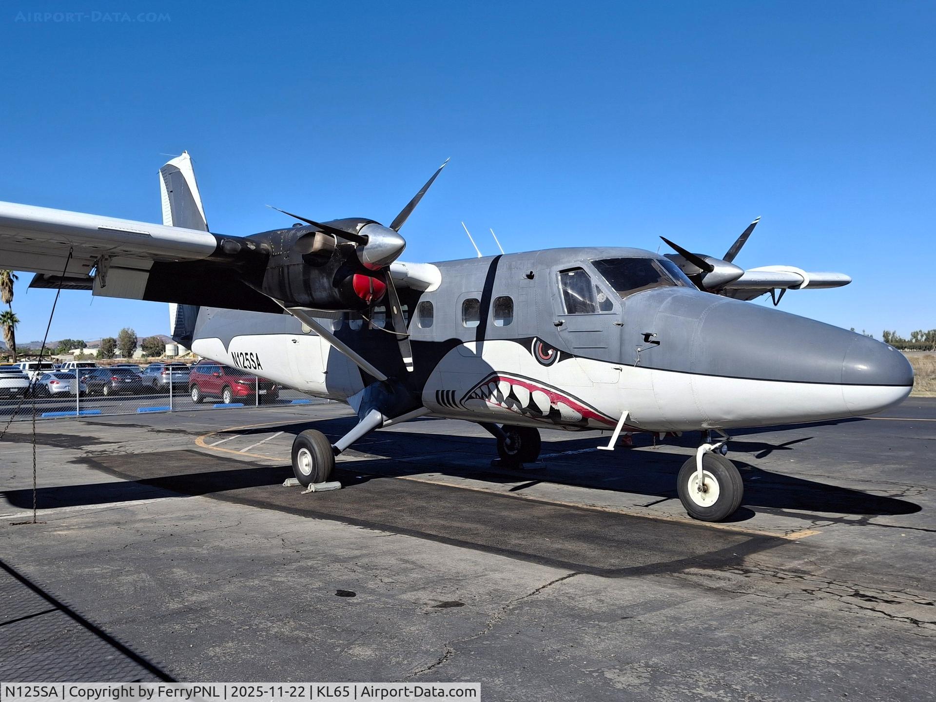 N125SA, 1968 De Havilland Canada DHC-6 Twin Otter C/N 104, Perris Skydive DHC6