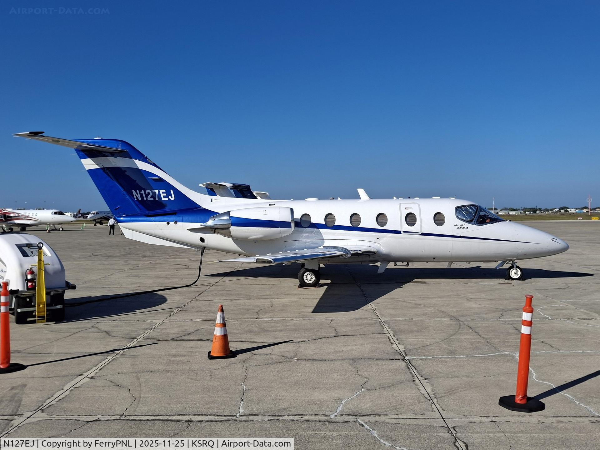N127EJ, Hawker Beechjet 400A C/N RK-127, Executive Air Solutions Be400
