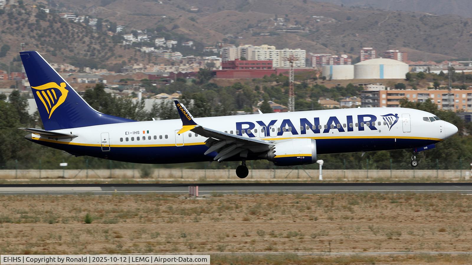 EI-IHS, 2023 Boeing 737-8200 MAX C/N 62362, at agp