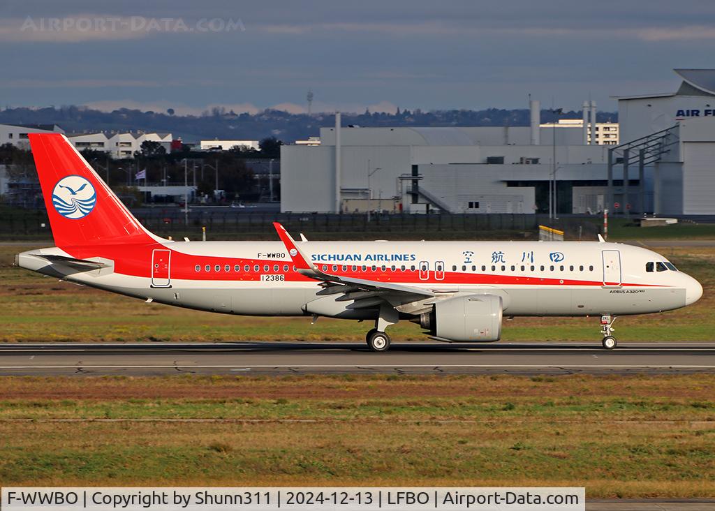 F-WWBO, 2024 Airbus A320-271N C/N 12386, C/n 12386 - To be B-32KL