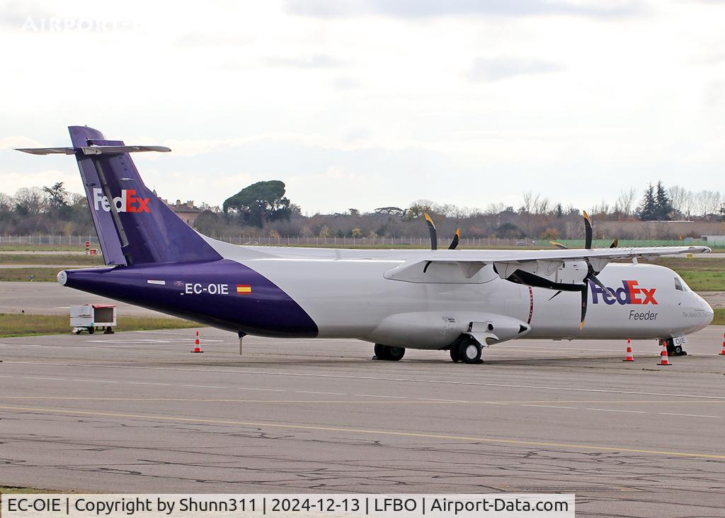 EC-OIE, 2024 ATR 72-600F C/N 1763, Parked at the General Aviation area...