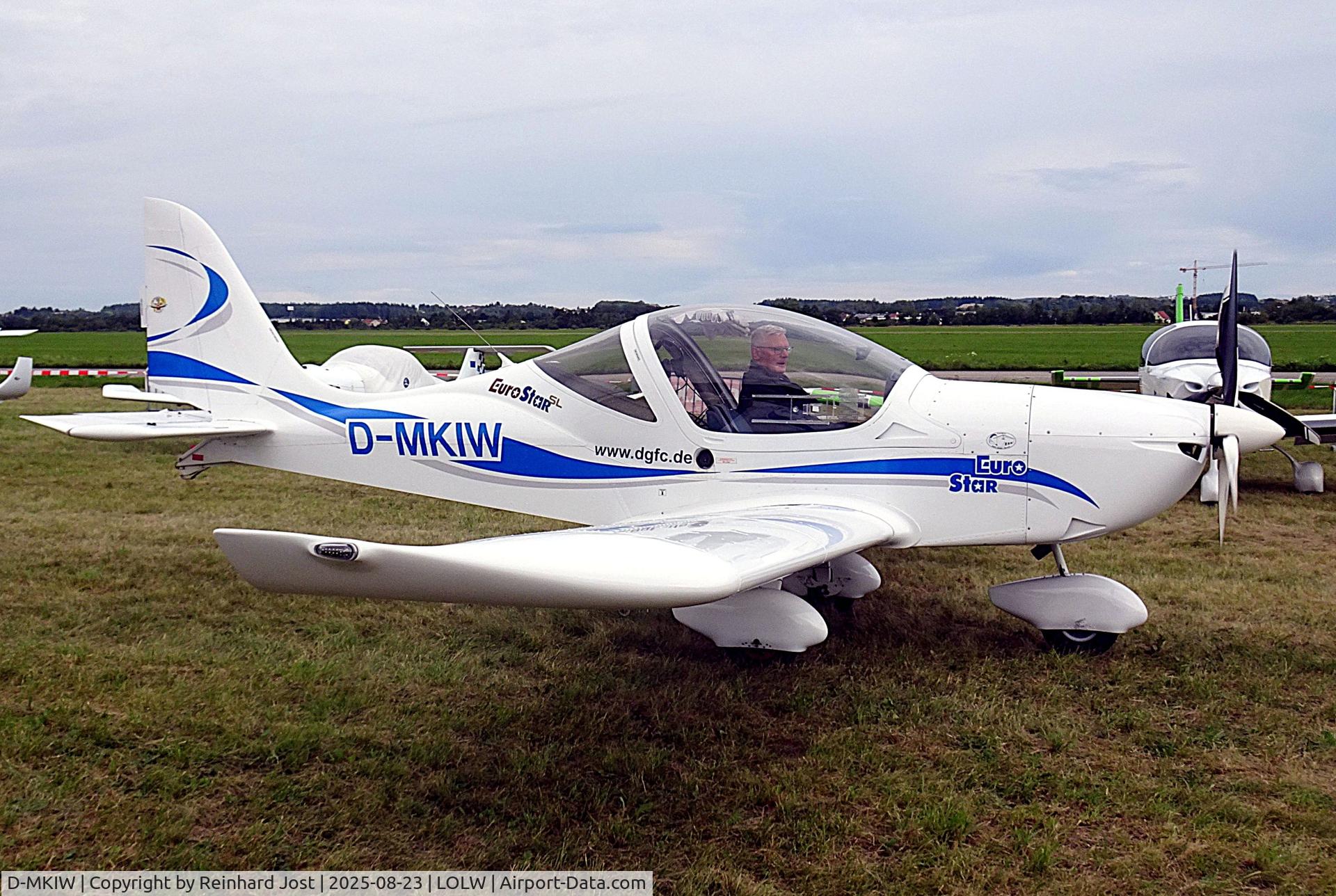 D-MKIW, 2001 Evektor-Aerotechnik EV-97 Eurostar SL C/N 2002-1501, Eurostar at the Rotax Days at Wels (LOLW), Austria