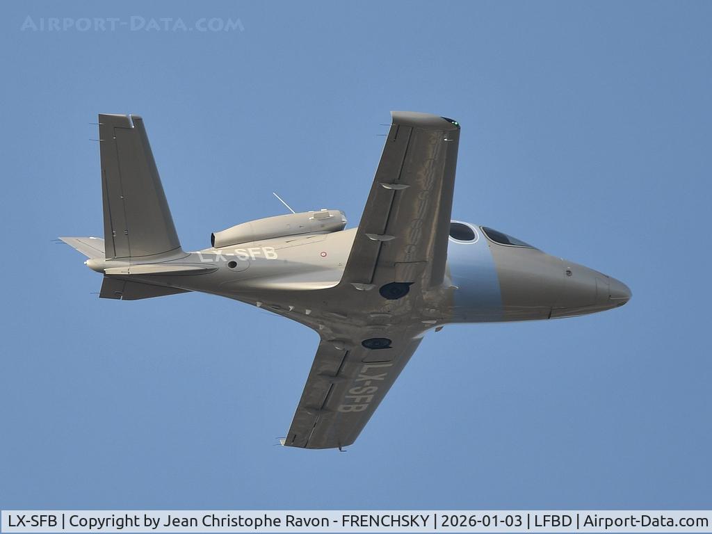 LX-SFB, 2024 Cirrus SF50 G2+ Vision C/N 0516, Bordeaux (BOD)	Paris (TNF)	(JFA61L)