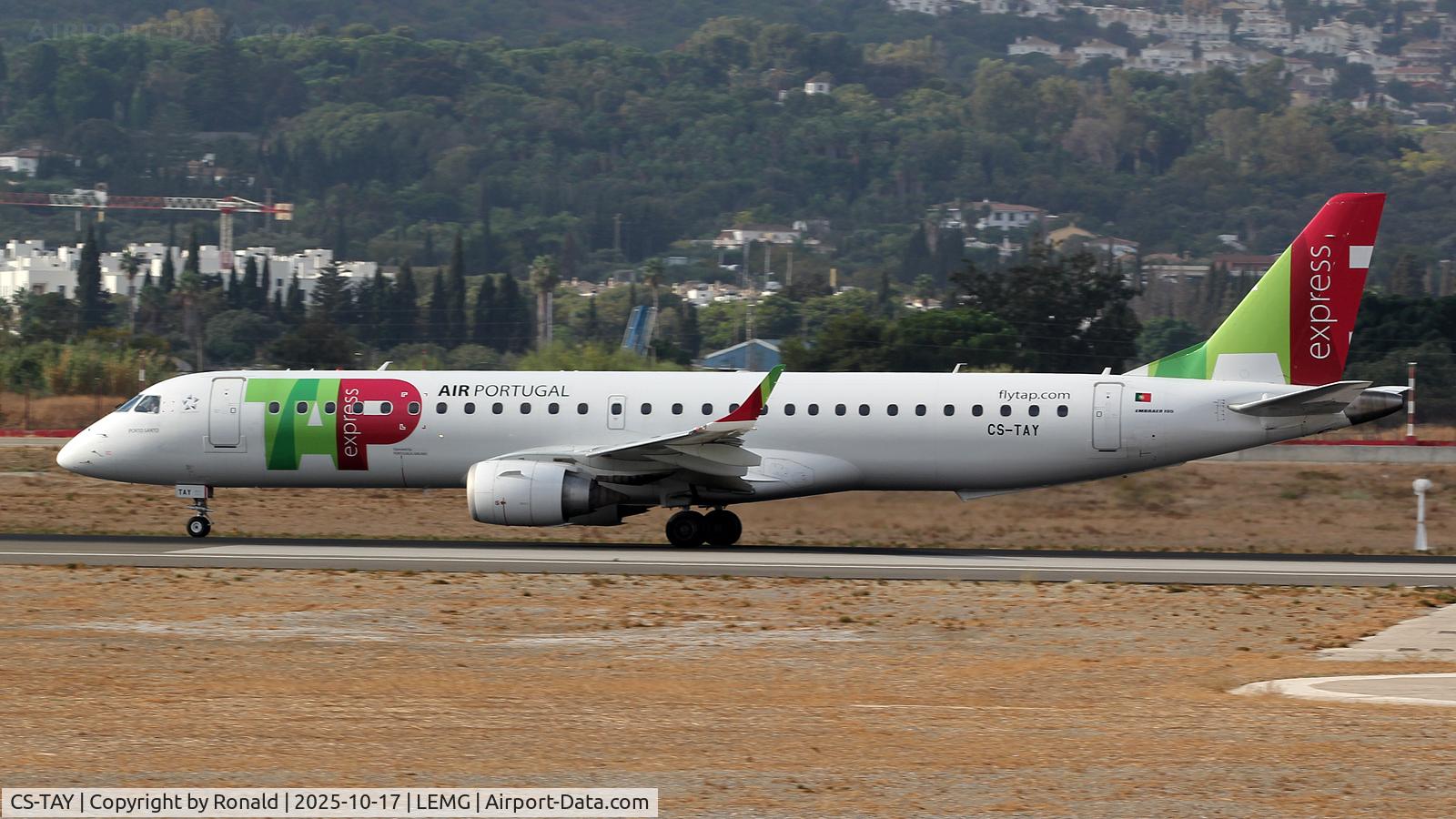 CS-TAY, 2010 Embraer 195LR (ERJ-190-200LR) C/N 19000357, at agp