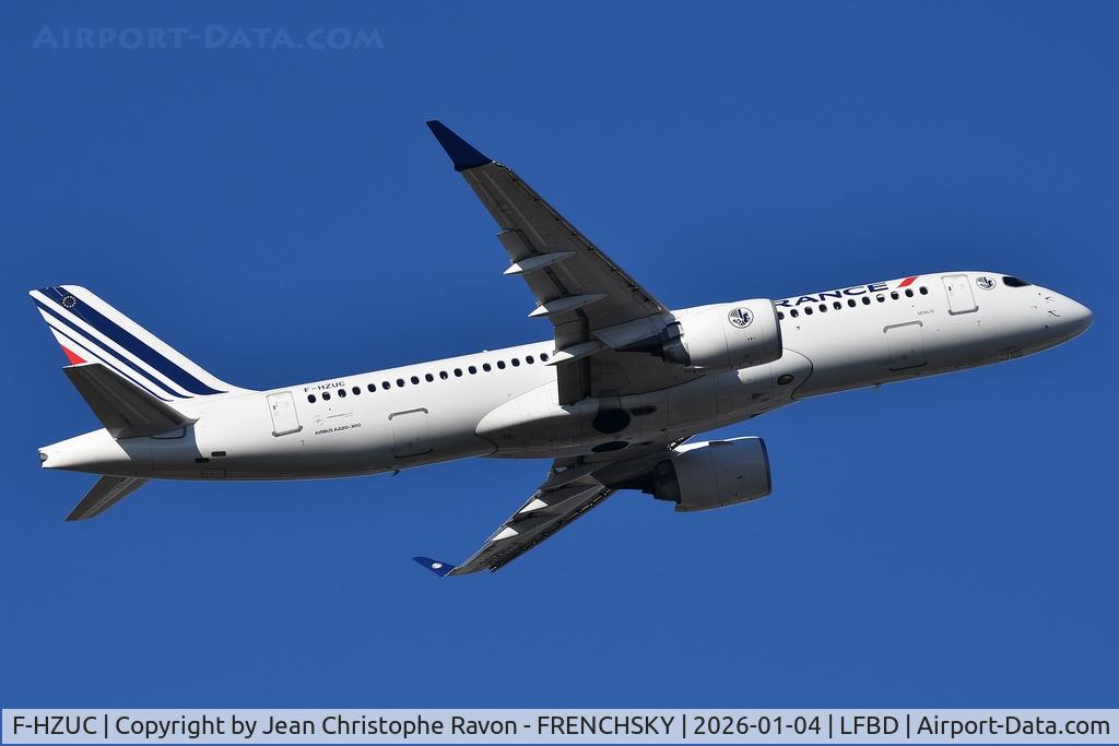 F-HZUC, 2021 Airbus A220-300 C/N 55140, Bordeaux (BOD)	Paris (CDG)	AF7437