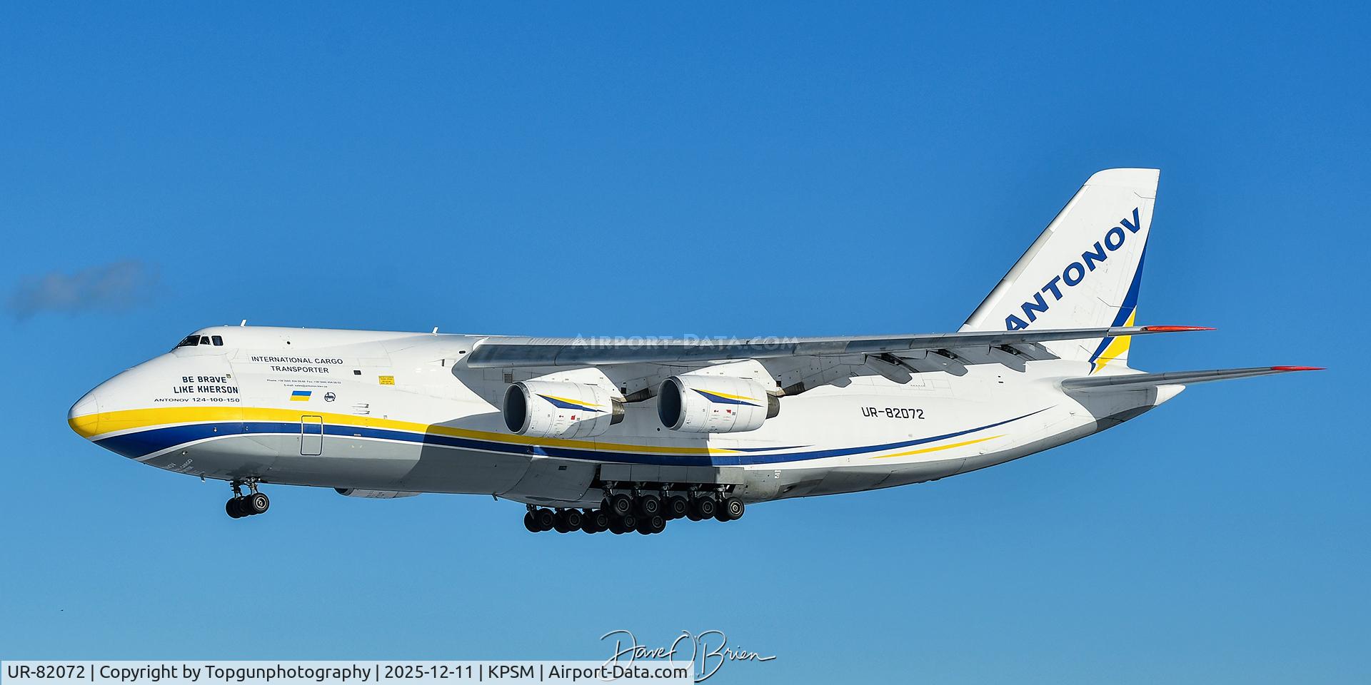 UR-82072, 1993 Antonov An-124-100 Ruslan C/N 9773053359136, AN-124 landing RW34